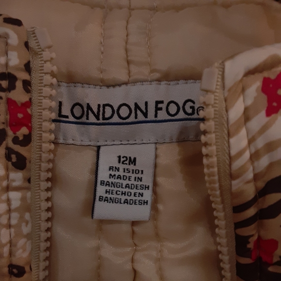 LONDON FOG,  12 MO, Zip Bib Weather Pants - Picture 4 of 5